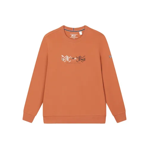 FILA Sweatshirts Men Dark Fallen Leaves Brown