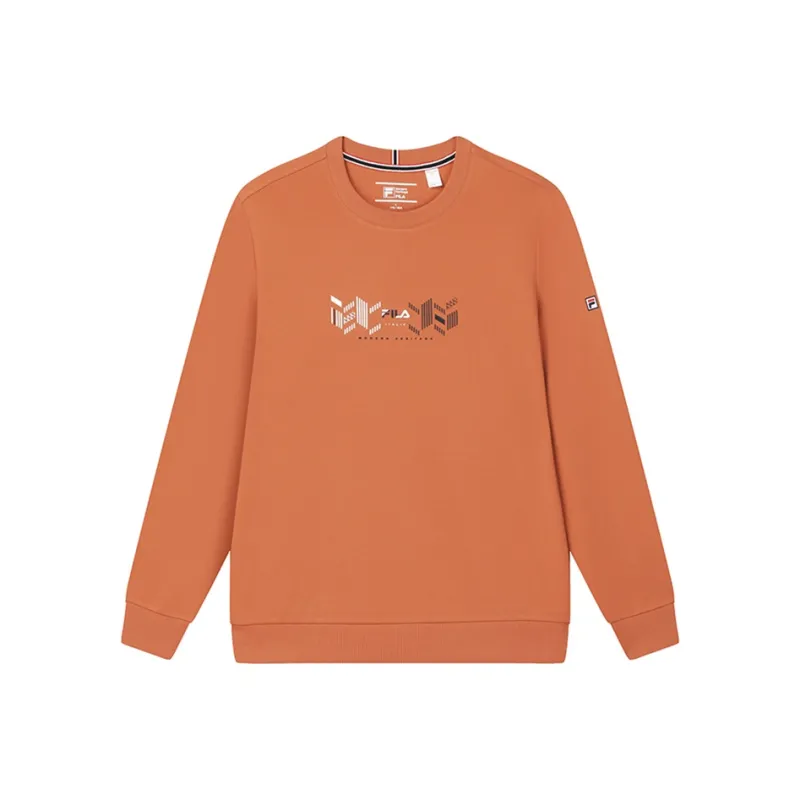 FILA Sweatshirts Men Dark Fallen Leaves Brown-0