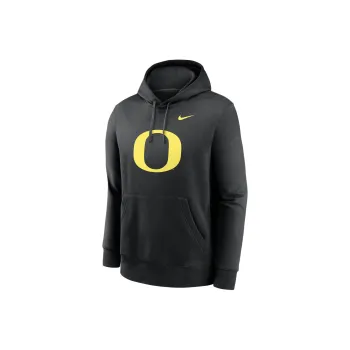 Nike Oregon Ducks Primetime Evergreen Club Primary Logo Men's Nike College Pullover Hoodie