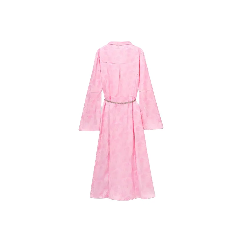 MICHAEL KORS SS24 Long Sleeved Dress Women's Pink-1