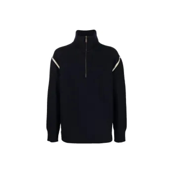 Maison Margiela Turtleneck Elbow Patched Sweater