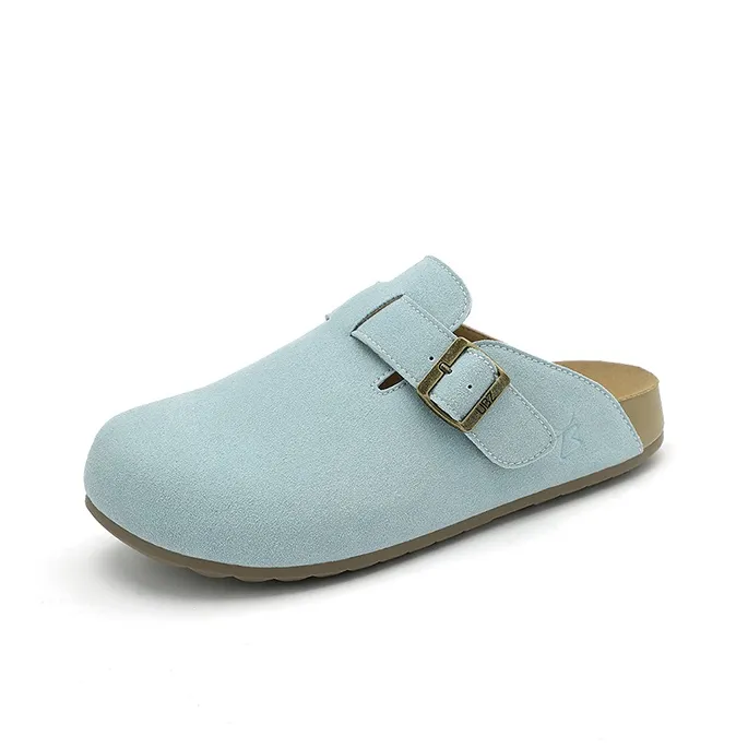 UBZ Rubber Sole Abrasion Resistant Closed Toe Slippers Women's-12
