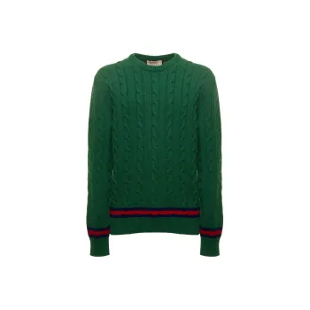 GUCCI Cashmere Sweaters Men Green