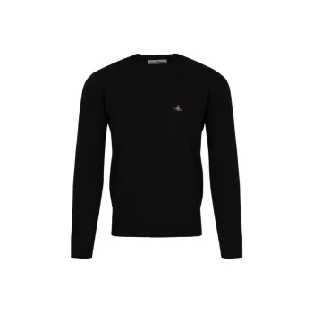 Vivienne Westwood Orb embroidered Fine knit Jumper