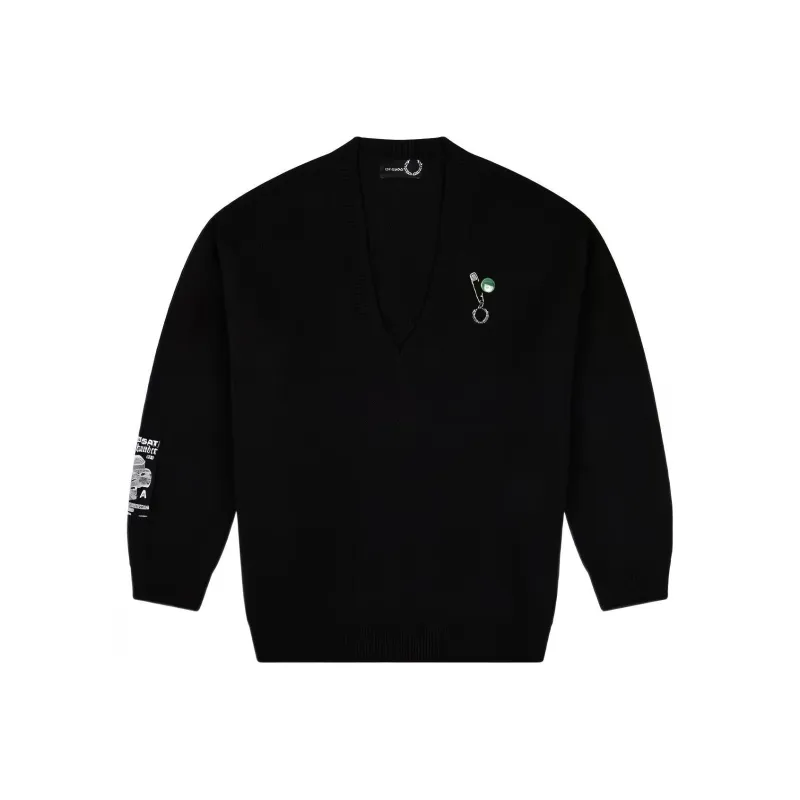 Raf Simons X FRED PERRY Sweaters Men Black-0