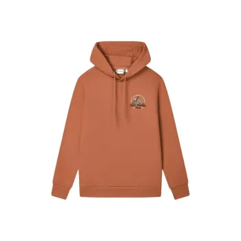 FILA x LUSUO Sweatshirt Men Evening Beauty Orange