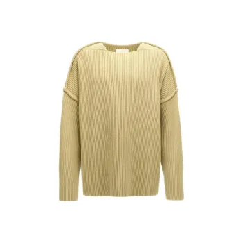 JIL SANDER Geometric Neckline Knitted Jumper