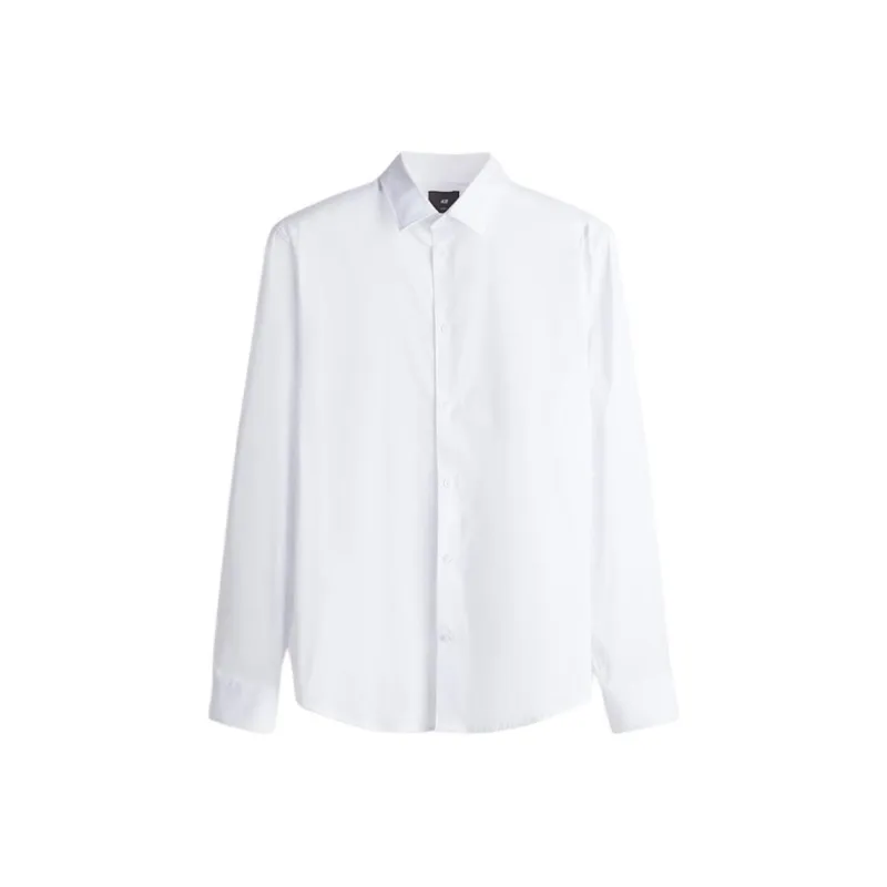 H&M Shirts Men White-0