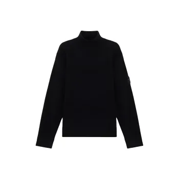 STONE ISLAND Compass Patch High Neck Jumper