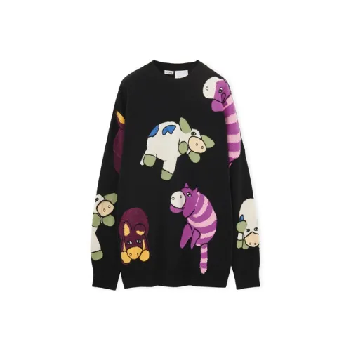 LOEWE X Howl's Moving Castle Sweaters Unisex Black