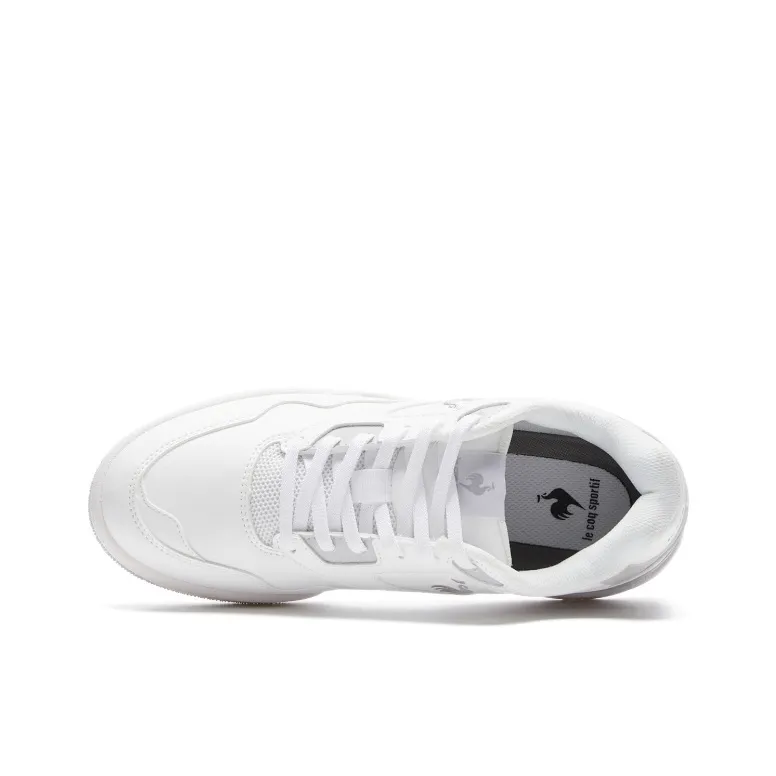 Le Coq Sportif Abrasion Resistant Slip Resistant Low Top Tennis Shoes Unisex White Gray-2