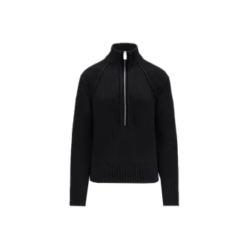 Moncler Knit Zip Up Sweater Jacket