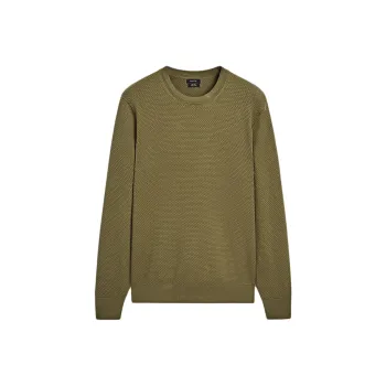 Massimo Dutti Sweater Men's Olive Green
