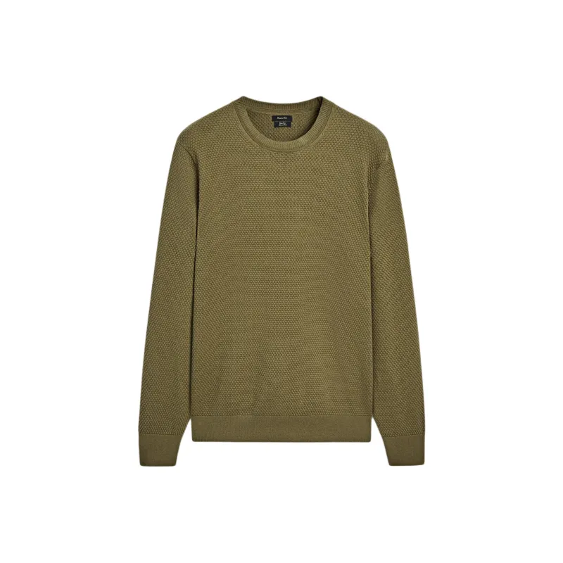 Massimo Dutti Sweater Men's Olive Green-0