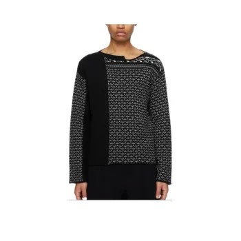 MM6 Maison Margiela SS24 Sweater Men's Black White