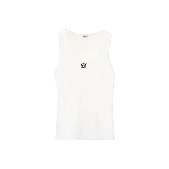 LOEWE Anagram Cotton Tank Top-0