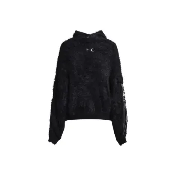 THUG CLUB Sword Faux fur Hoodie