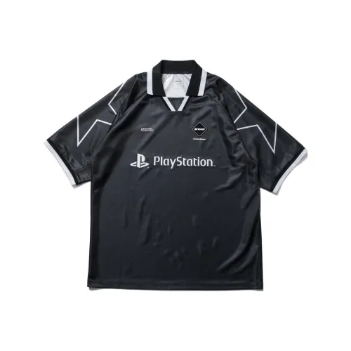 Playstation X F.C Real Bristol PlayStation Co-brand Shirts Unisex Black
