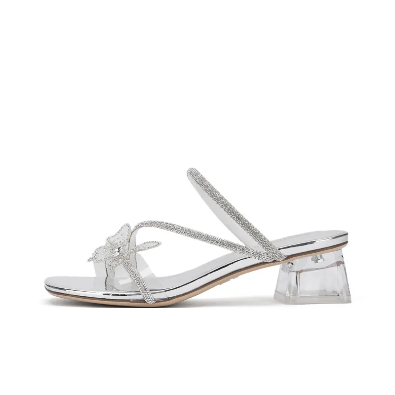 Hotwind Slide Slippers Women's Silver-0