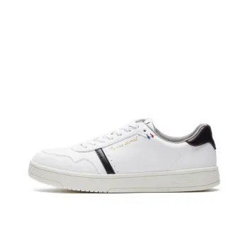Le Coq Sportif LCS REIMS Cushioning Lightweight Low Top Skateboard Shoes Unisex White Black