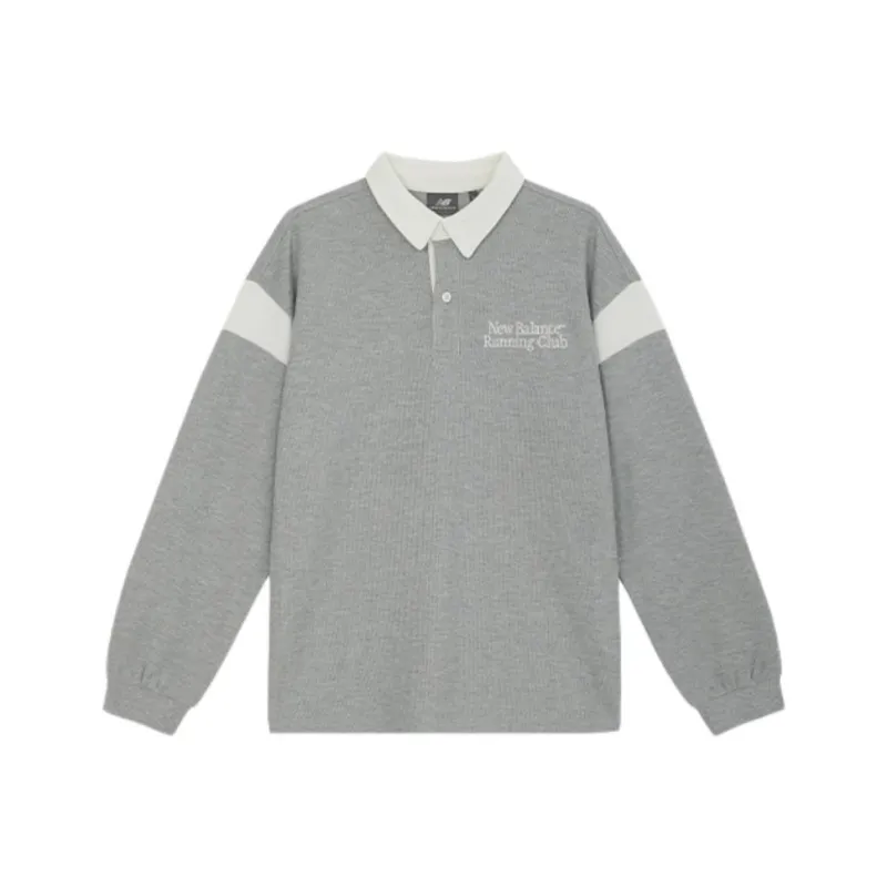 New Balance Polo Shirt Men's Heather Gray-0