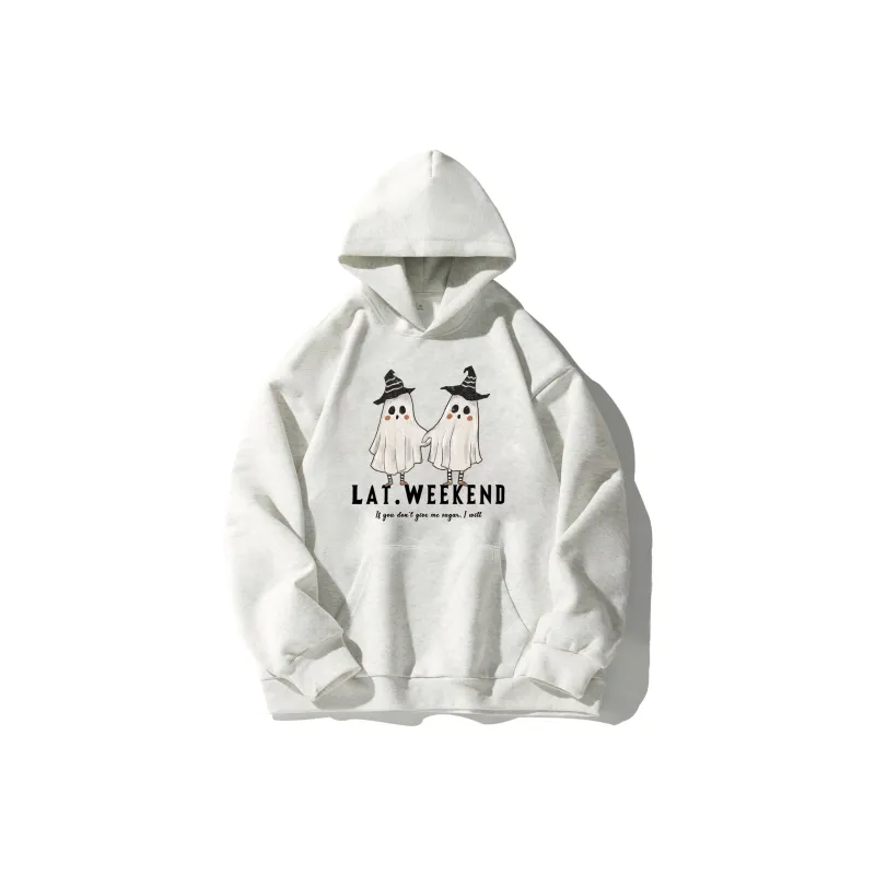 LA'T.WEEKEND Hooded Cordless Hoodie Unisex-3