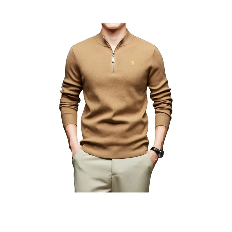 PIERRE CARDIN Sweater Men's Rose Chestnut-3
