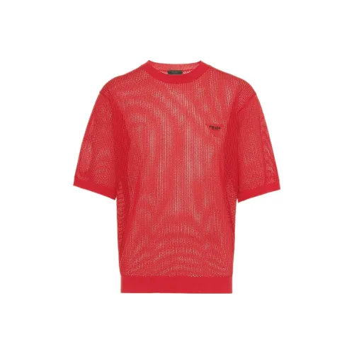 PRADA Sweaters Men Red