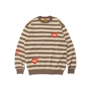 HUMAN MADE Striped L/S Knit Sweater