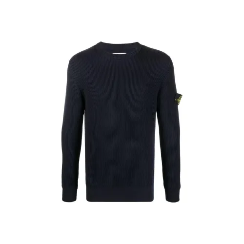 STONE ISLAND Logo Patch Crewneck Jumper