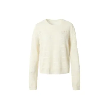 YADcrew Sweaters Unisex Ecru