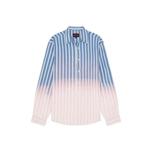 PLEASURES Fade Button Down Long Sleve Shirt
