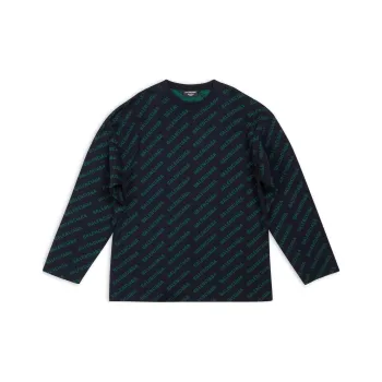 Balenciaga Sweaters Men Dark Blue