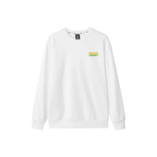 Skechers Devils Blade Co titled Series Sweatshirts Unisex Marshmallow White/0074