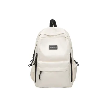 Single Warehouse Nylon Backpack Regular Unisex Black/Burgundy/Khaki/Light Green/Beige