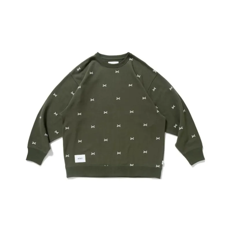 WTAPS Crossbones Crewneck Sweatshirt-3