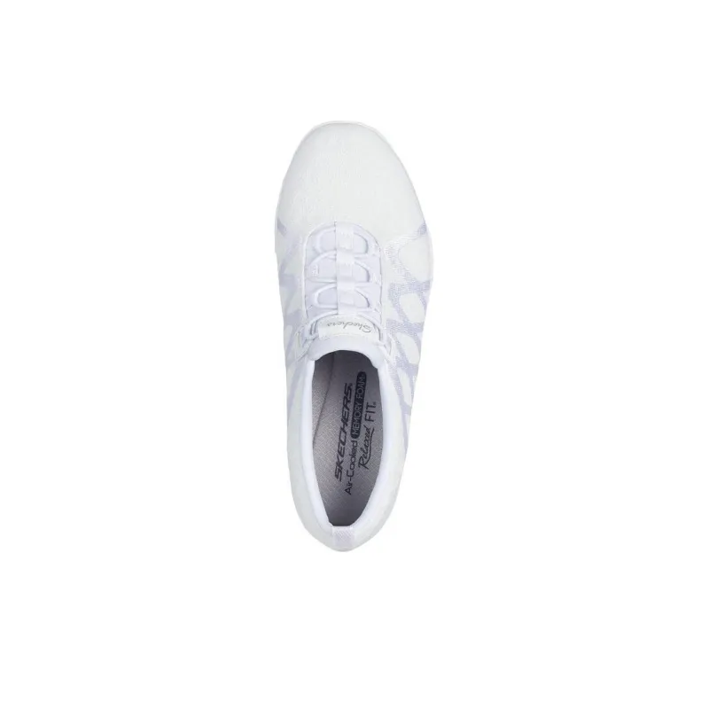 Skechers Low Top Training Shoes Women's White-3
