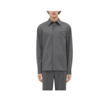 Bottega Veneta Regular Fit Flannel Shirt