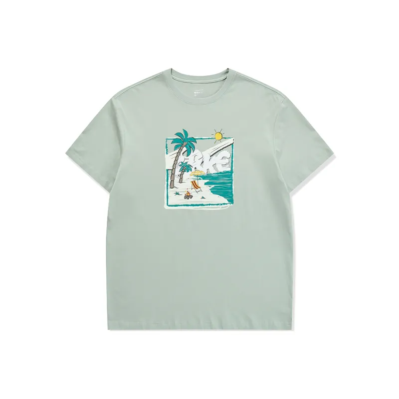 Erke Life Collection T Shirt Men's River Trekking Green-0