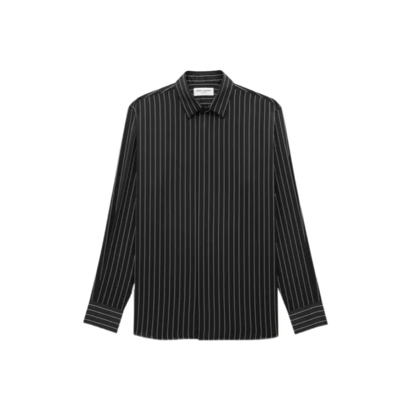 SAINT LAURENT Striped Buttoned Shirt-0