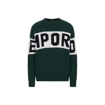 EMPORIO ARMANI Cashmere Sweaters Men Green