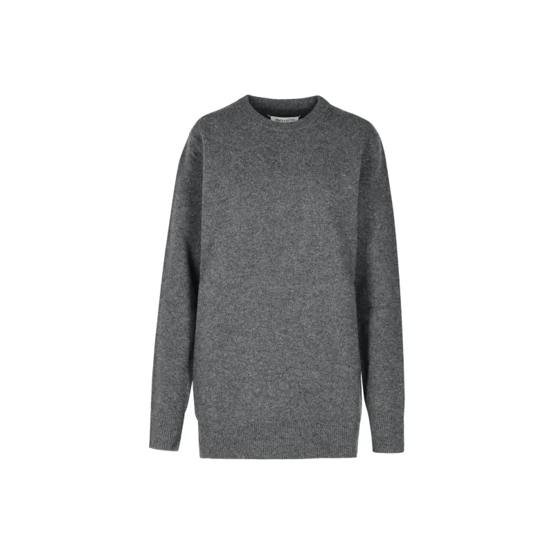 Maison Margiela Logo Embroidered Crewneck Jumper-0