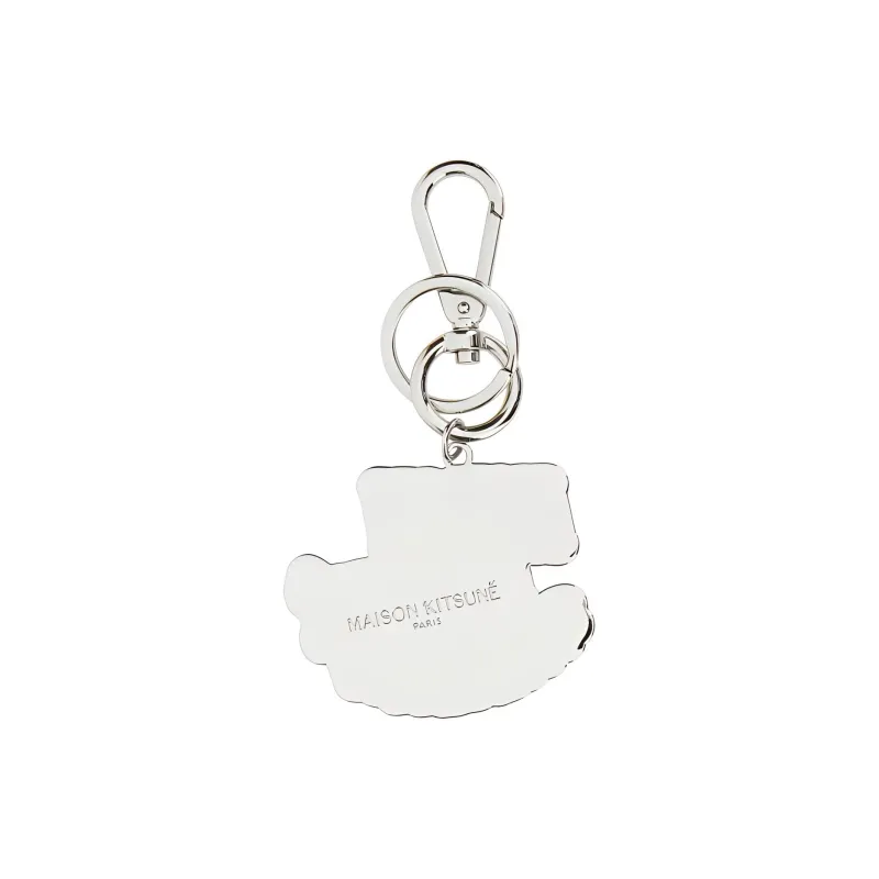 Maison Kitsuné Logo Detailed Keyring-1
