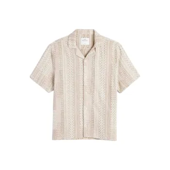 Hollister Shirt Men's Light Brown Pattern