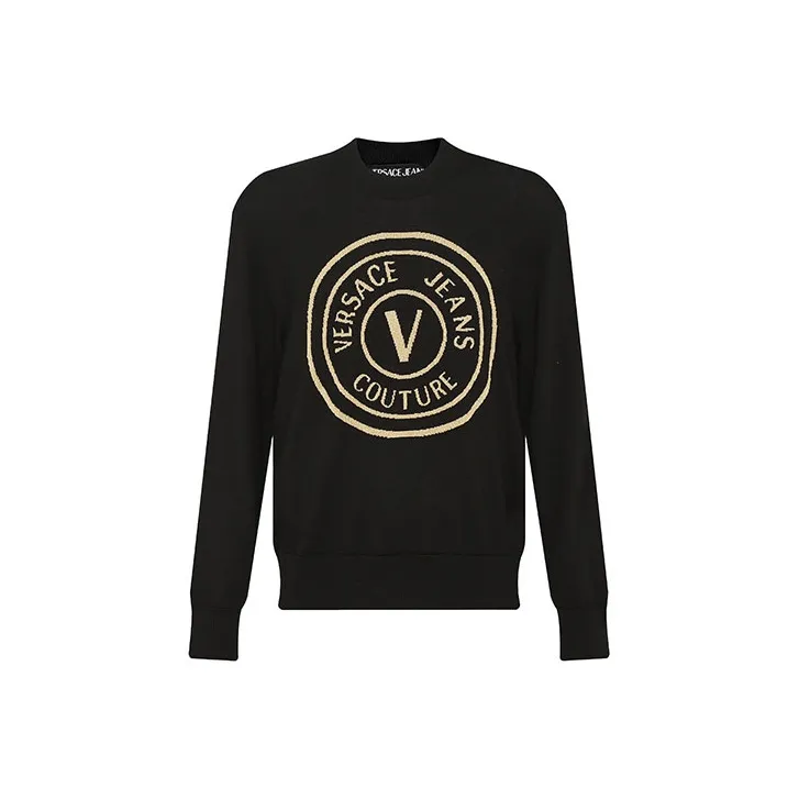 VERSACE JEANS COUTURE Logo Printed Crewneck Jumper-0