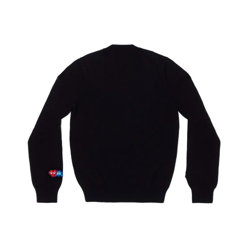 CDG Play Sweater Men's Marine Blue-0