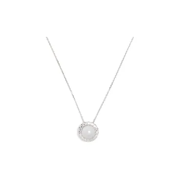 TASAKI 18kt White Gold Akoya Diamond Necklace