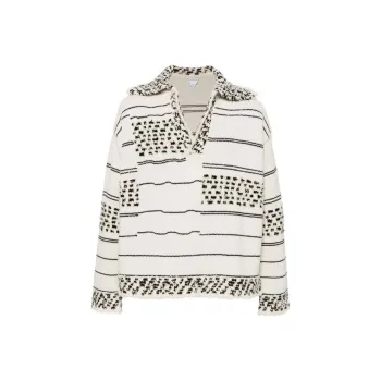 Bottega Veneta Striped Polo Jumper