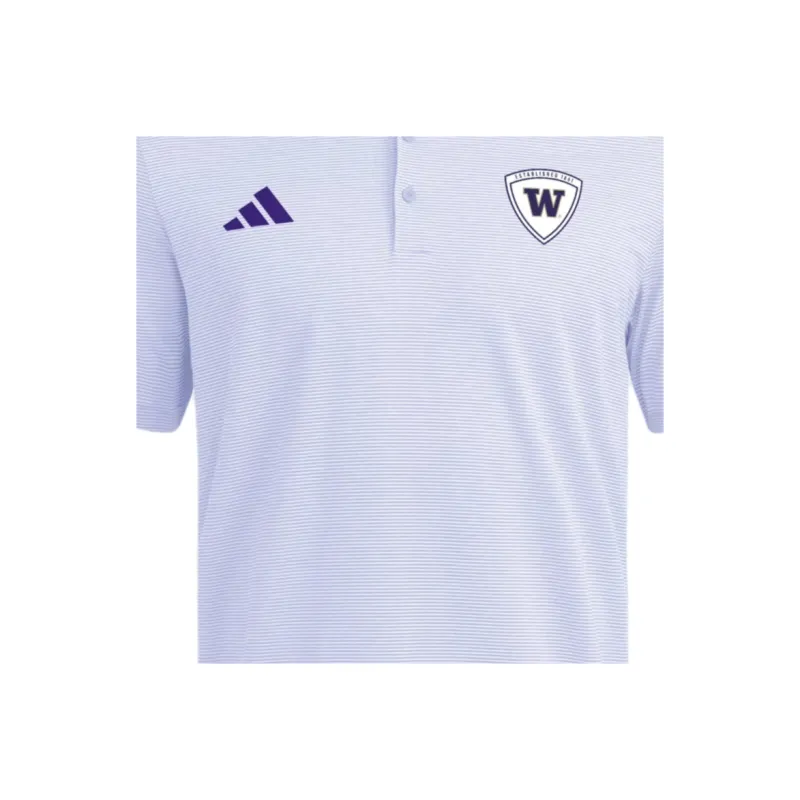 Adidas Free Shipping With AdiClub Washington Huskies Ultimate365 Spring Polo Shirt-2