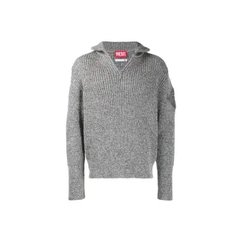 DIESEL Sweaters Men Gray